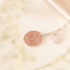 Signiture ezüst nyaklánc egyedileg gravírozott medállal