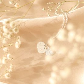 Tiny Signiture ezüst nyaklánc egyedileg gravírozott medállal