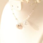 Tiny Signiture ezüst nyaklánc egyedileg gravírozott medállal