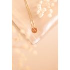 Tiny Signiture Arany bevonattal rendelkező ezüst nyaklánc egyedileg gravírozott medállal