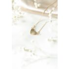 Petite Heart Necklace ezüst nyaklánc egyedileg gravírozott medállal