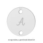 Mini Signiture Bracelet ezüst karkötő egyedileg gravírozott medállal