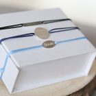 Mini Oval madzag karkötő egyedileg gravírozott medállal