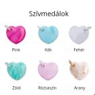 Szívmedál - Több színben